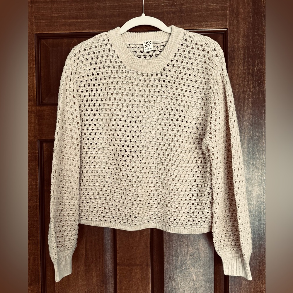 Roxy Crochet Sweater -XS